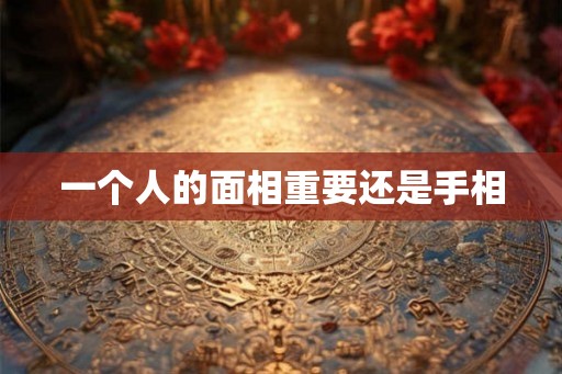 一个人的面相重要还是手相