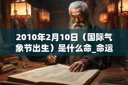 2010年2月10日（国际气象节出生）是什么命_命运如何