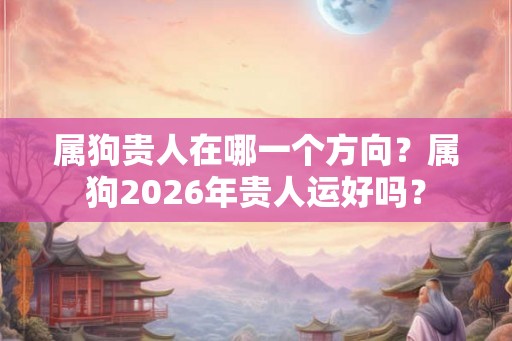 属狗贵人在哪一个方向？属狗2026年贵人运好吗？