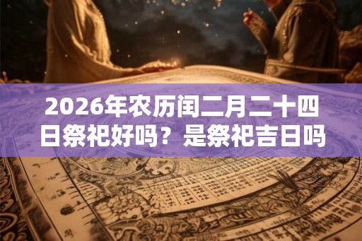 2026年农历闰二月二十四日祭祀好吗？是祭祀吉日吗？