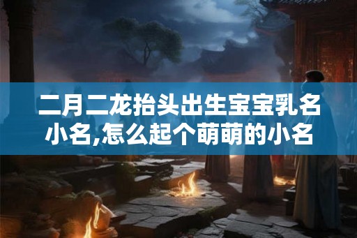 二月二龙抬头出生宝宝乳名小名,怎么起个萌萌的小名？