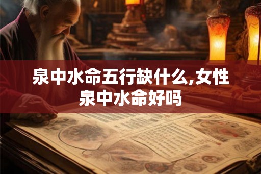 泉中水命五行缺什么,女性泉中水命好吗 泉中水命五行缺什么,女性泉中水命好吗