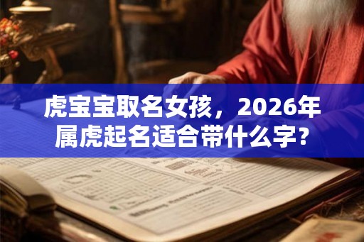 虎宝宝取名女孩，2026年属虎起名适合带什么字？