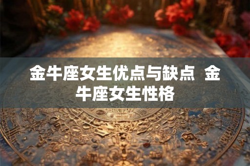金牛座女生优点与缺点  金牛座女生性格