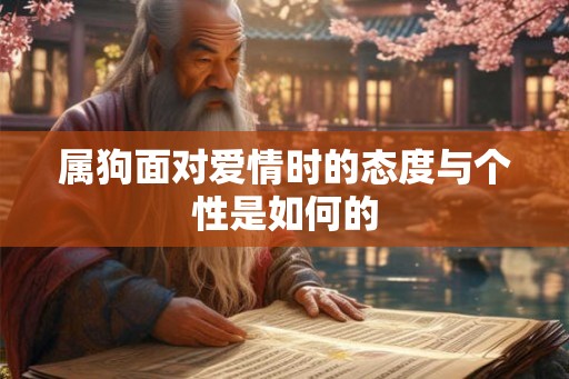 属狗面对爱情时的态度与个性是如何的 属狗面对爱情时的态度与个性是如何的