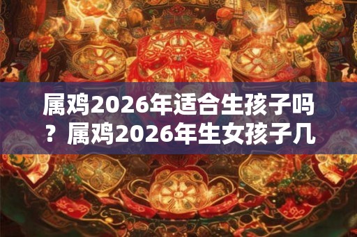 属鸡2026年适合生孩子吗？属鸡2026年生女孩子几率多大？