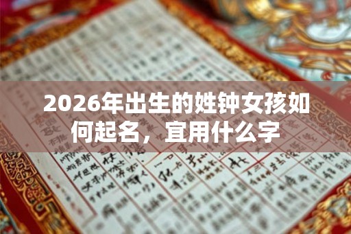2026年出生的姓钟女孩如何起名，宜用什么字