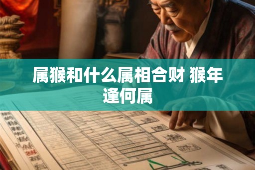 属猴和什么属相合财 猴年逢何属
