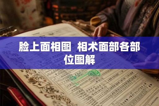 脸上面相图  相术面部各部位图解