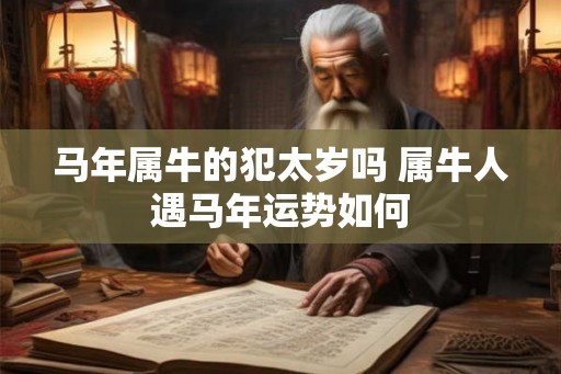 马年属牛的犯太岁吗 属牛人遇马年运势如何
