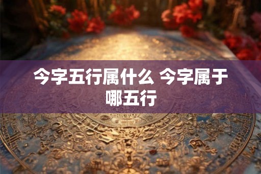 今字五行属什么 今字属于哪五行