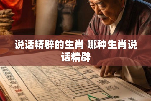 说话精辟的生肖 哪种生肖说话精辟 说话精辟的生肖 哪种生肖说话精辟