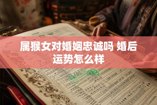属猴女对婚姻忠诚吗 婚后运势怎么样