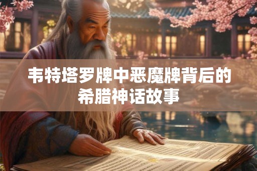 韦特塔罗牌中恶魔牌背后的希腊神话故事 韦特塔罗牌中恶魔牌背后的希腊神话故事
