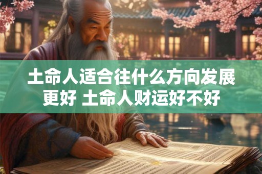 土命人适合往什么方向发展更好 土命人财运好不好