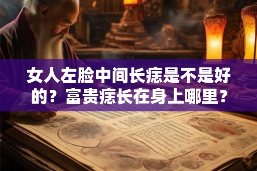 女人左脸中间长痣是不是好的?富贵痣长在身上哪里? 女人左脸中间长痣是不是好的?富贵痣长在身上哪里?