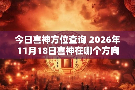今日喜神方位查询 2026年11月18日喜神在哪个方向