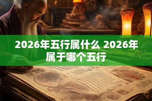 2026年五行属什么 2026年属于哪个五行 2026年五行属什么 2026年属于哪个五行