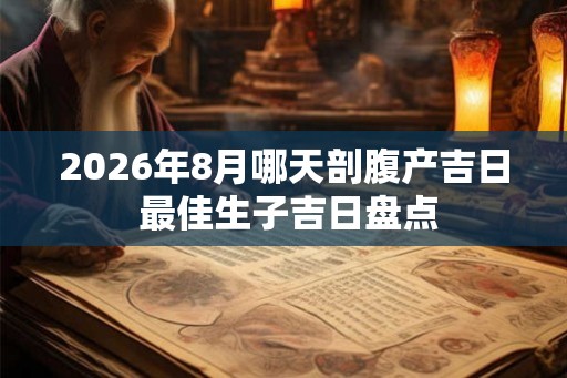 2026年8月哪天剖腹产吉日 最佳生子吉日盘点
