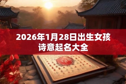 2026年1月28日出生女孩诗意起名大全