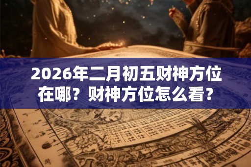 2026年二月初五财神方位在哪？财神方位怎么看？