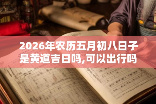 2026年农历五月初八日子是黄道吉日吗,可以出行吗? 2026年农历五月初八日子是黄道吉日吗,可以出行吗?