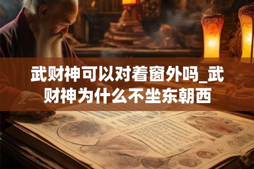 武财神可以对着窗外吗_武财神为什么不坐东朝西