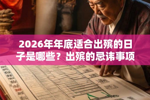 2026年年底适合出殡的日子是哪些？出殡的忌讳事项