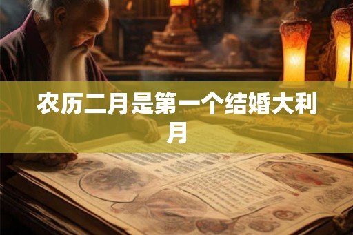 农历二月是第一个结婚大利月 农历二月是第一个结婚大利月