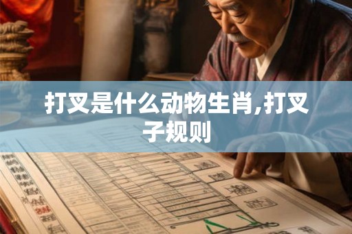 打叉是什么动物生肖,打叉子规则