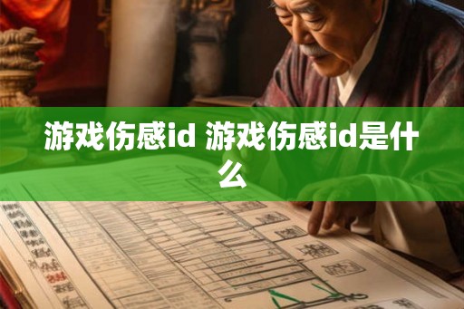 游戏伤感id 游戏伤感id是什么