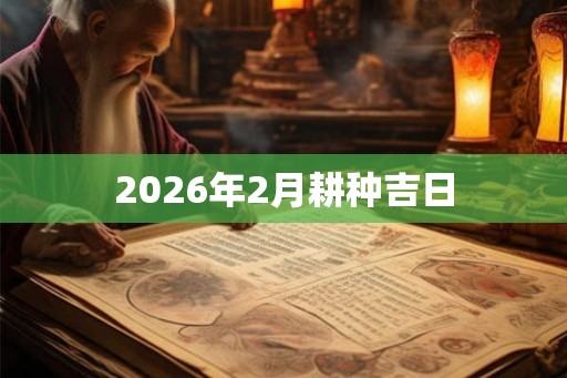 2026年2月耕种吉日 2026年2月耕种吉日
