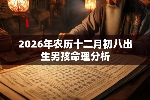 2026年农历十二月初八出生男孩命理分析