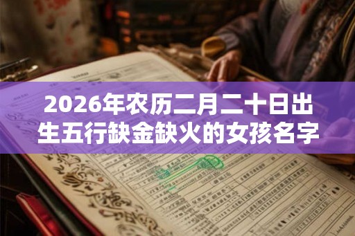 2026年农历二月二十日出生五行缺金缺火的女孩名字 2026年农历二月二十日出生五行缺金缺火的女孩名字