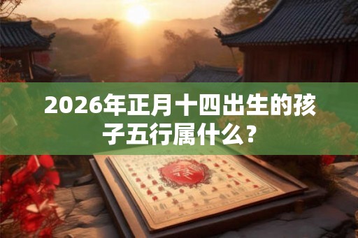 2026年正月十四出生的孩子五行属什么？