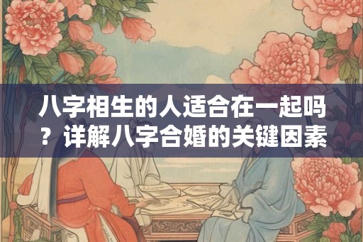 八字相生的人适合在一起吗？详解八字合婚的关键因素