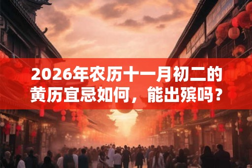 2026年农历十一月初二的黄历宜忌如何，能出殡吗？
