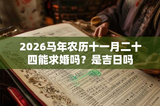 2026马年农历十一月二十四能求婚吗？是吉日吗