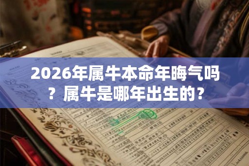 2026年属牛本命年晦气吗？属牛是哪年出生的？