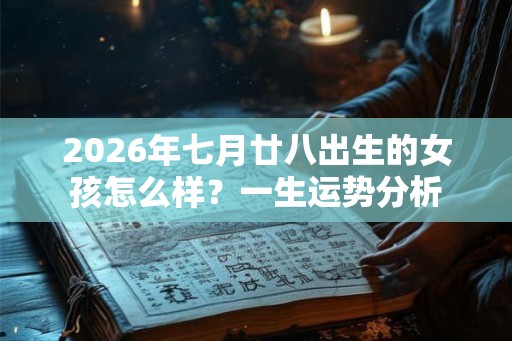 2026年七月廿八出生的女孩怎么样？一生运势分析