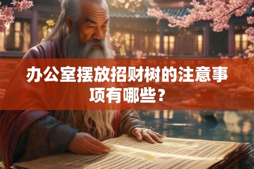 办公室摆放招财树的注意事项有哪些？