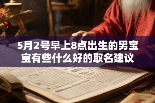 5月2号早上8点出生的男宝宝有些什么好的取名建议