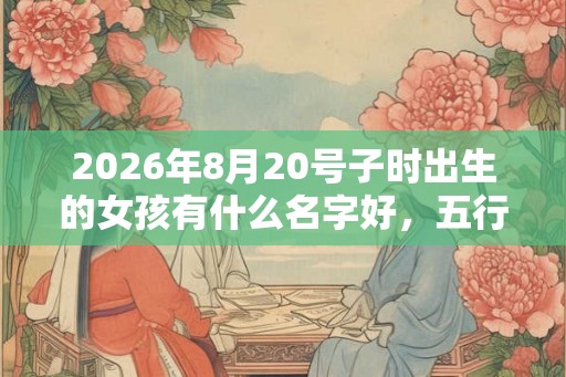 2026年8月20号子时出生的女孩有什么名字好,五行属什么 2026年8月20号子时出生的女孩有什么名字好,五行属什么