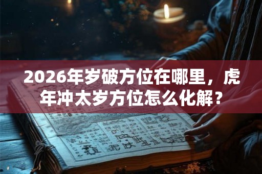 2026年岁破方位在哪里，虎年冲太岁方位怎么化解？