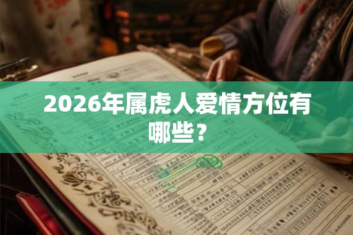 2026年属虎人爱情方位有哪些? 2026年属虎人爱情方位有哪些?