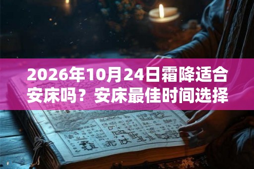 2026年10月24日霜降适合安床吗？安床最佳时间选择？