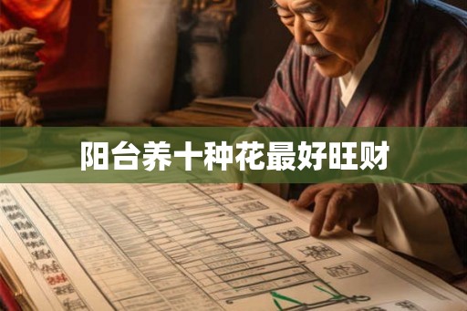 阳台养十种花最好旺财
