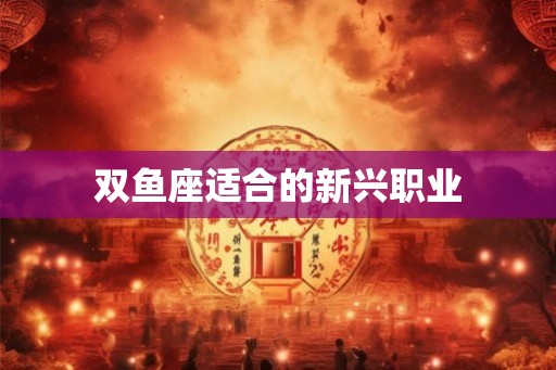 双鱼座适合的新兴职业