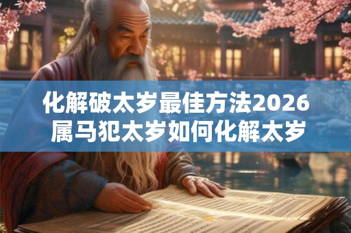 化解破太岁最佳方法2026 属马犯太岁如何化解太岁