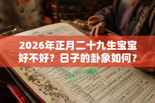 2026年正月二十九生宝宝好不好？日子的卦象如何？